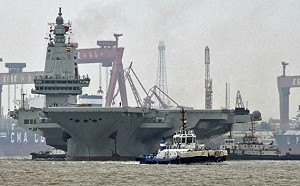 雙倍恐嚇! 除了福建號海試 還有這大艦將下水服役 可做電磁彈射準航母