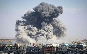 以軍南、北兩線夾擊加薩地帶 多達50萬難民逃離拉法