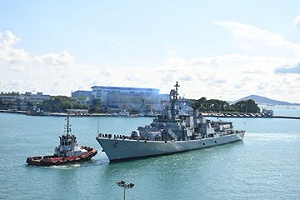 從喜馬拉雅山到海洋都抗中! 印度3艦抵星 將在南海進行「戰略部署」