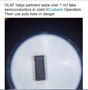 歐洲12國同步行動  查獲100萬中港仿冒半導體