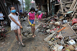 湖南水災死傷慘重 災民抗議官方不作為