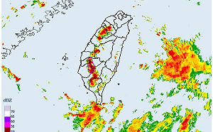 快訊》又大又急  中南部三縣市發布大雷雨特報