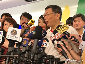 為前瞻槓上陳菊？ 柯：言者無心、聽者有意