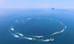 木山漁港出帆去  王爺遊江遶境保平安