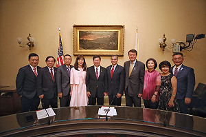 拜會加州議員交流熱絡 鄭文燦：深化雙邊關係