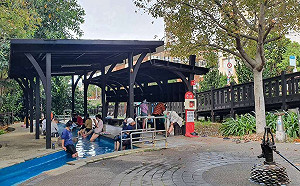 403強震後「北投泉源公園泡腳池」水溫下降！5/14起暫停開放