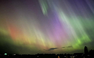 北美抬頭就見彩色極光  台僑興奮尖叫嗨翻