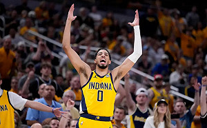 Tyrese Haliburton狂得20分！溜馬痛宰尼克