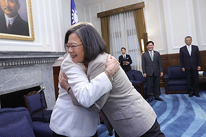 蔡英文接見加拿大就職慶賀團 盼訪賓繼續挺台灣