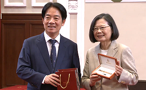 「一起努力學到很多」  賴清德祝福蔡英文：未來生活自由自在