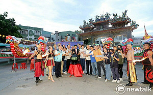 台南國際龍舟錦標賽龍舟點燈  祈願媽祖護佑賽事平安順利