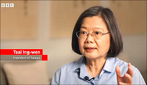 BBC專訪 蔡英文:習近平必須認清犯台開戰會拖慢中國發展數十年!