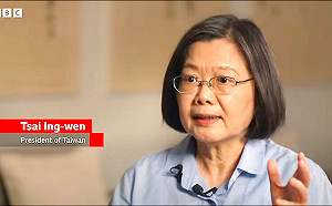 BBC專訪 蔡英文：習近平必須認清犯台開戰會拖慢中國發展數十年!