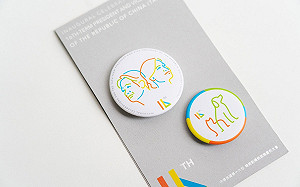 賴總統就職「貓狗徽章」涉抄襲？設計師坦承：購入商業素材庫後重新設計