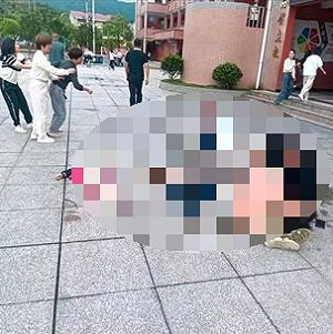 (影) 江西爆重大報復式刑案! 小學驚傳砍人事件 學生倒一地 官方只報2死4重傷