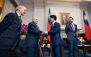 賴清德接見美國特使團 盼台美關係更上層樓