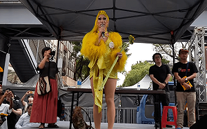 4000人怒嗆藍白擴權法案 妃妃雅拿太陽花現身：希望國會可以做出讓我們尊重的事情 