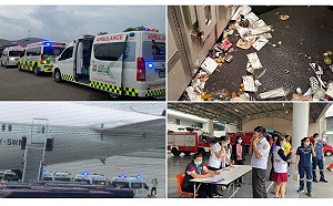 (更新)遇亂流陡降6000呎2死30傷 新航SQ321迫降泰國曼谷機場