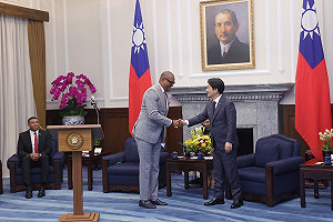 賴清德接見聖克里斯多福副總理 盼共同落實聯合國永續發展目標