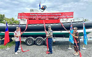 我捐贈2艘巡防艇 吐瓦魯總理見證台吐合作里程碑