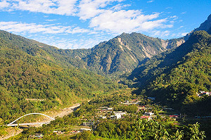 嘉義阿里山超美秘境!豐山村山景、瀑布盡收眼底