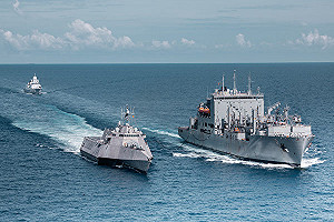挑戰中共霸權! 維護印太和平及海上通道航行權 美、荷南海聯合軍演