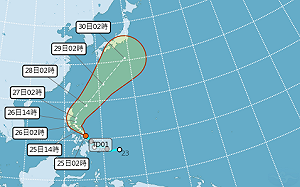 今年首颱艾維尼估今晚生成！吳德榮示警:慎防下週劇烈天氣