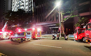 2殉職消防員曾呼叫Mayday！新竹豐邑晴空匯火警出動「吊車大王」