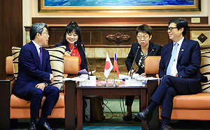 熊本縣玉名市長訪高    親邀陳其邁 7月參與首屆國際藝術祭   