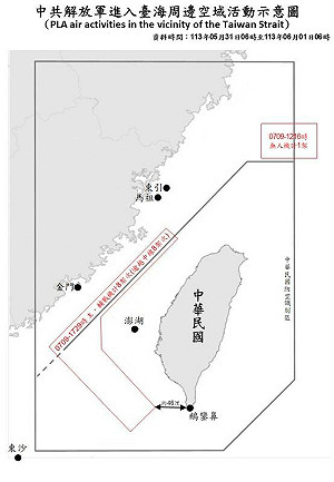 中共19機艦船台海周邊活動 距鵝鑾鼻46浬