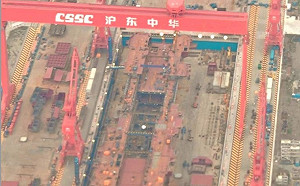 全球最大兩棲驅逐艦076打造中! 解放軍第十艘055也下水 威脅美軍霸主地位