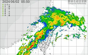 鄭明典：全台有感降雨系統 各地慎防雷擊、強陣風