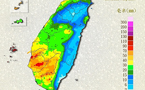 鋒面雨彈狂炸！台南累積雨量破110毫米 嘉義居第二