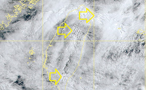 台灣上空出現波狀雲！鄭明典解答：天氣相對穩定