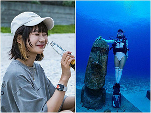 愛莉莎莎恢單後超解放! 綠島潛水PO「黑屁屁無碼照」數千人朝聖