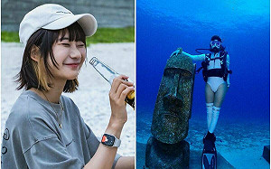 愛莉莎莎恢單後超解放！ 綠島潛水PO「黑屁屁無碼照」數千人朝聖