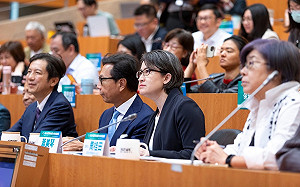 蕭美琴談黃仁勳演說　盼推動綠色金融、打造永續台灣