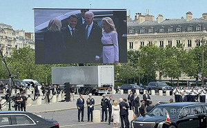 馬克宏凱旋門歡迎拜登國是訪問 兩人將討論俄烏戰爭