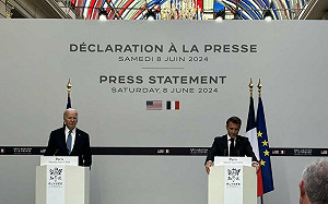 美法元首發表聯合聲明 拜登重申印太自由航行