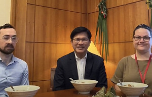 林佳龍感性憶兒時記憶  推薦鹼粽冰消暑過端午