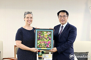 AIT處長孫曉雅今夏離任 親訪台南向市長黃偉哲辭別