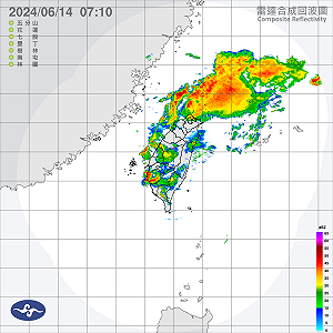南高屏大雨特報!台東刮焚風 花蓮與雙北飆36°C