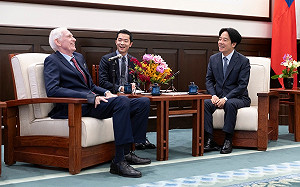 接見前AIT主席莫健 賴清德：壯大實力才能帶來和平