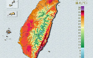 全台10大高溫出爐!台東太麻里38度焚風熱炸 氣象署:5縣市恐飆破36度