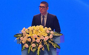 參加海峽論壇見王滬寧 連勝文:兩岸人同為中華民族一份子