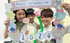 蔡桃貴幼稚園畢業曝未來志向  蔡阿嘎傻眼直呼：蛤？要確捏