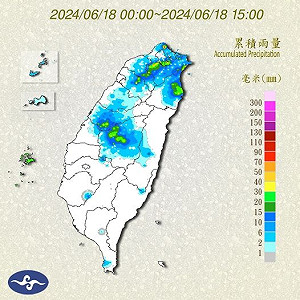 午後雨彈狂轟!新北累積雨量80毫米 文山區時雨量破40毫米