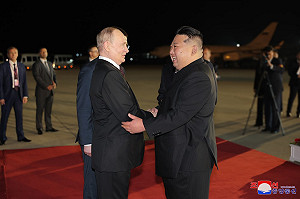 普丁訪平壤、金正恩接機!錦繡山迎賓館會談聚焦能源供給、軍事同盟