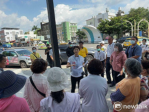 陳亭妃會勘促續認養後壁火車站停車場  規畫大凍山救難步道