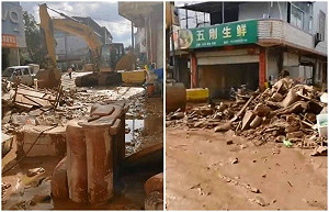 「戰時狀態」救災竟是擺拍!中國暴雨重災區災民:央視拍完照就停了